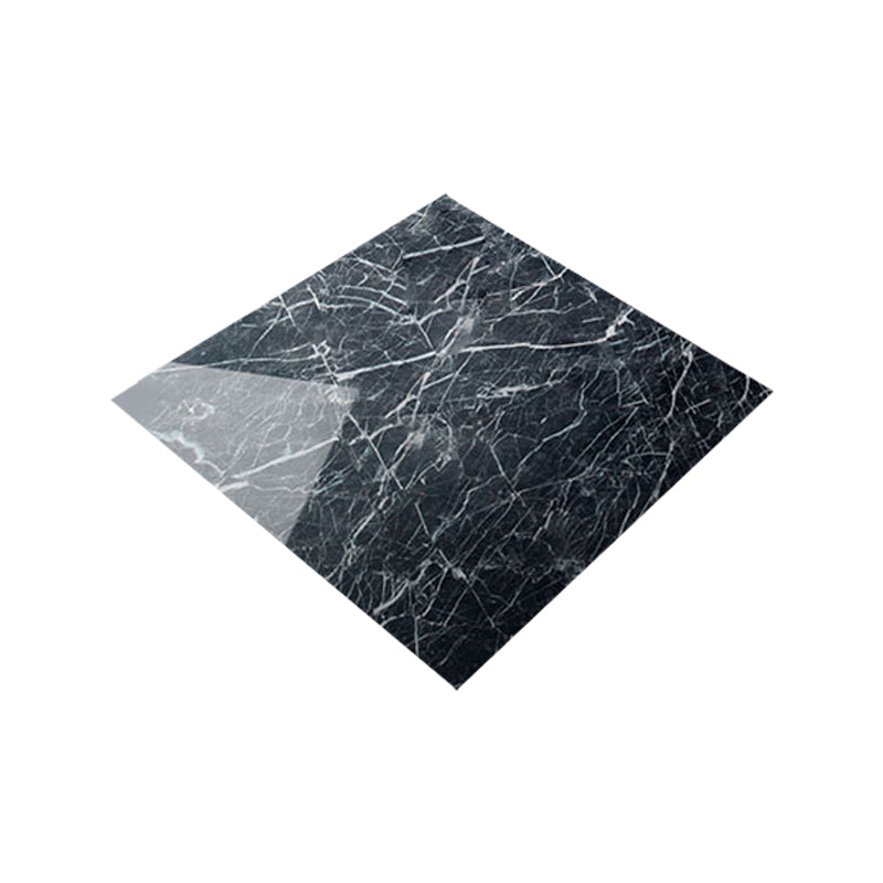 Waterproof Wallpaper PVC Single Tile Wallpaper with Square Shape Dark Gray 1'4" x 1'4" Clearhalo 'Flooring 'Home Improvement' 'home_improvement' 'home_improvement_peel_stick_blacksplash' 'Peel & Stick Backsplash Tile' 'peel_stick_blacksplash' 'Walls & Ceilings' Walls and Ceiling' 7127083