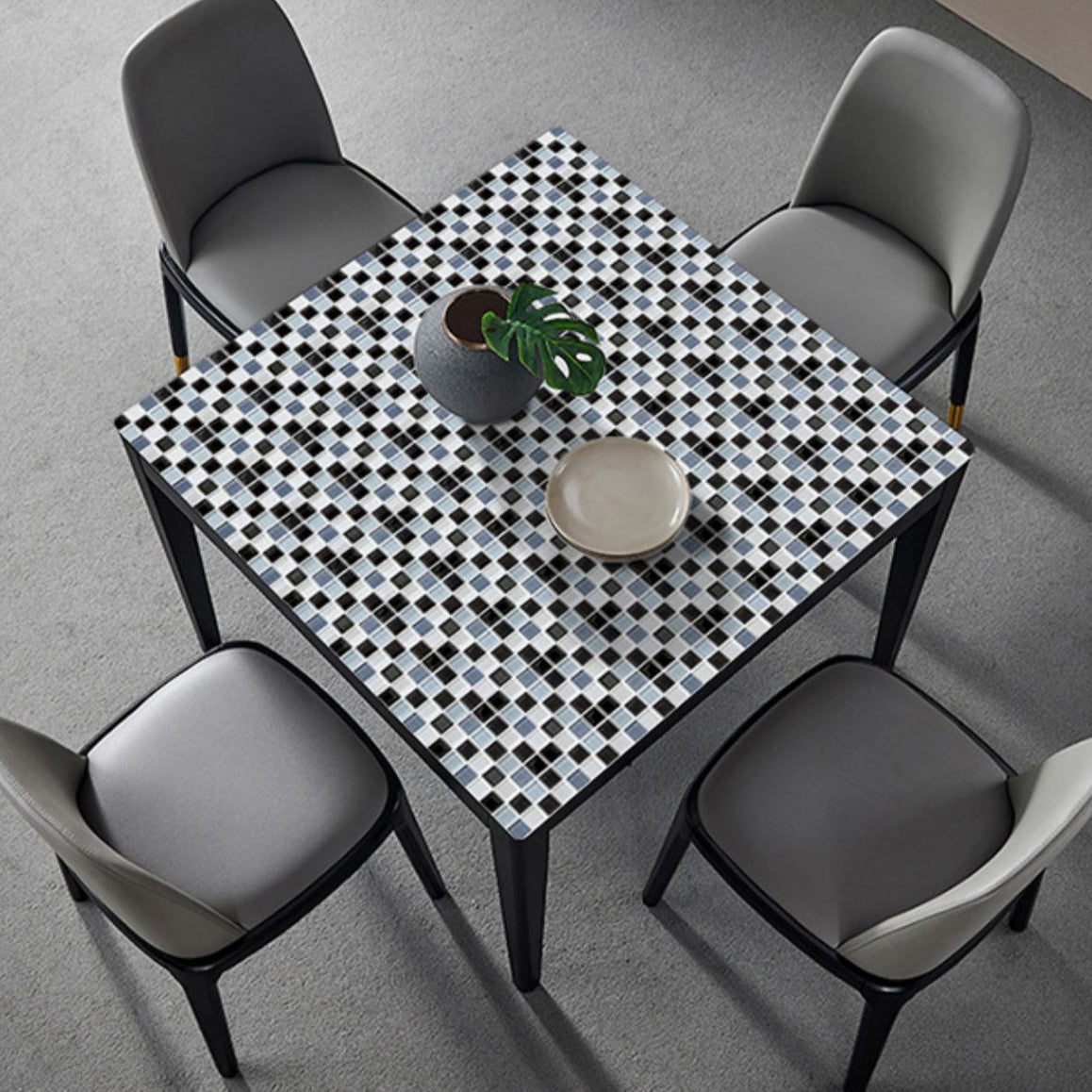 Mosaic Tile Peel and Stick Tile Plastic Waterproof Peel & Stick Mosaic Tile Clearhalo 'Flooring 'Home Improvement' 'home_improvement' 'home_improvement_peel_stick_blacksplash' 'Peel & Stick Backsplash Tile' 'peel_stick_blacksplash' 'Walls & Ceilings' Walls and Ceiling' 7127143