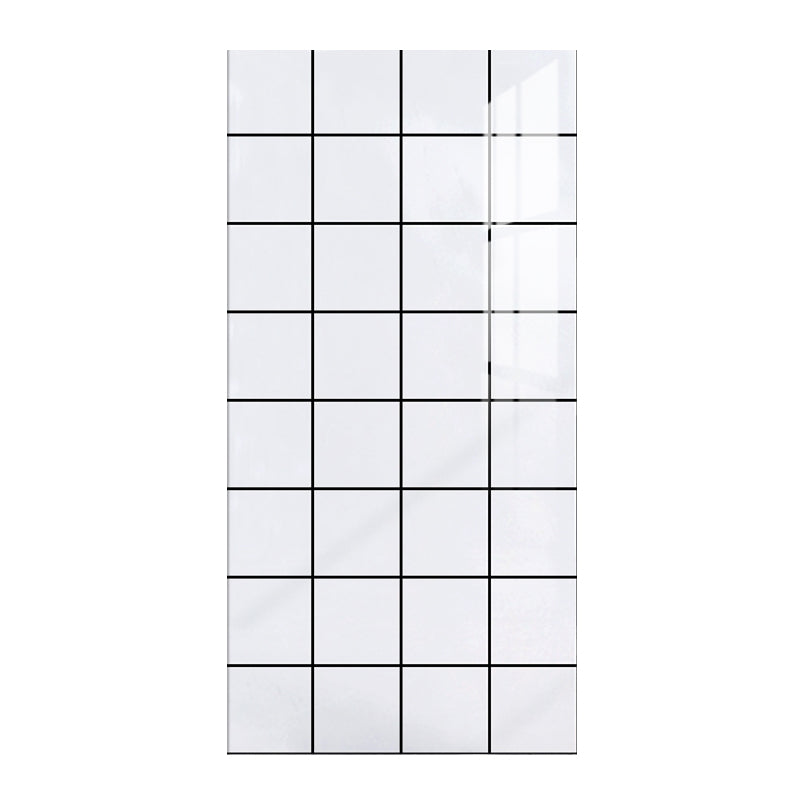 Single Tile Wallpaper PVC Stain Resistant Peel and Stick Wall Tile White Plaid Clearhalo 'Flooring 'Home Improvement' 'home_improvement' 'home_improvement_peel_stick_blacksplash' 'Peel & Stick Backsplash Tile' 'peel_stick_blacksplash' 'Walls & Ceilings' Walls and Ceiling' 7127214