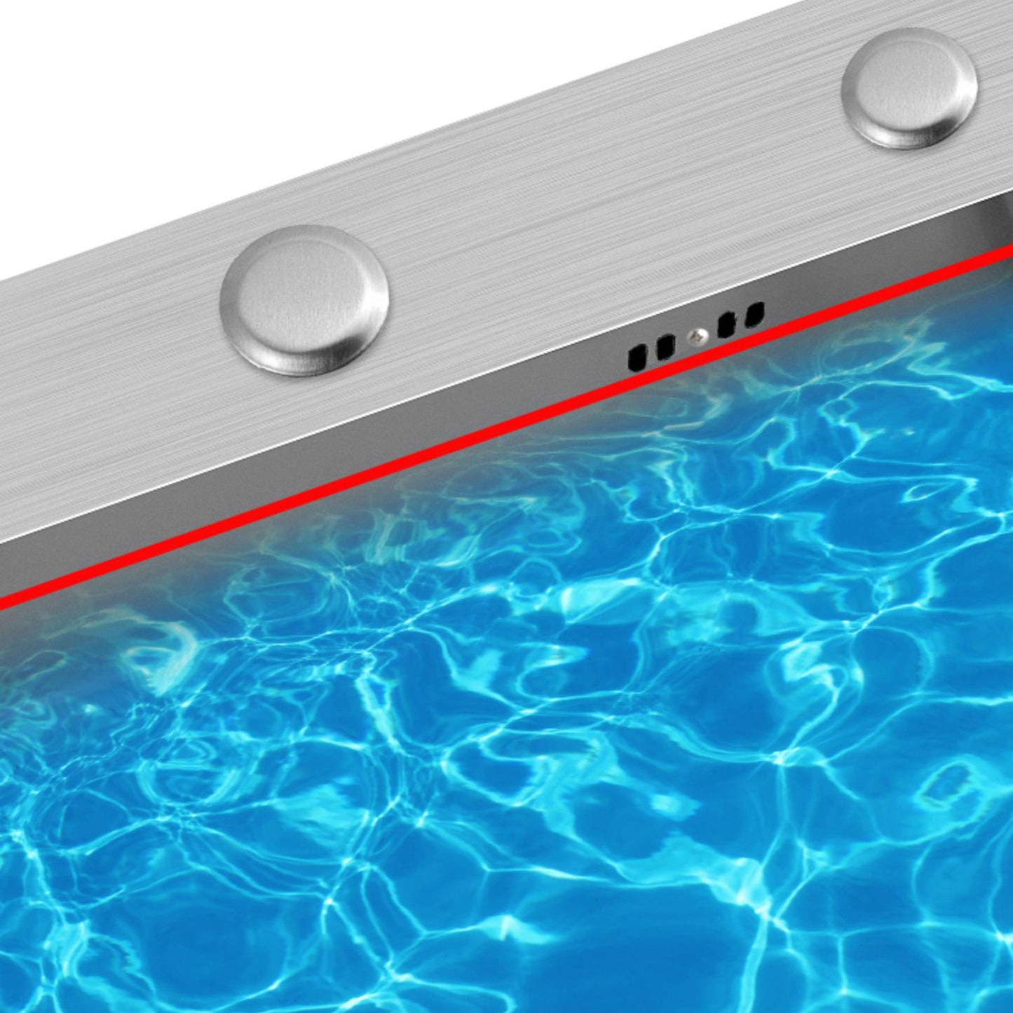 Modern Style Kitchen Sink Overflow Hole Design Drop-In Noise-cancelling Kitchen Sink Clearhalo 'Home Improvement' 'home_improvement' 'home_improvement_kitchen_sinks' 'Kitchen Remodel & Kitchen Fixtures' 'Kitchen Sinks & Faucet Components' 'Kitchen Sinks' 'kitchen_sinks' 7127235