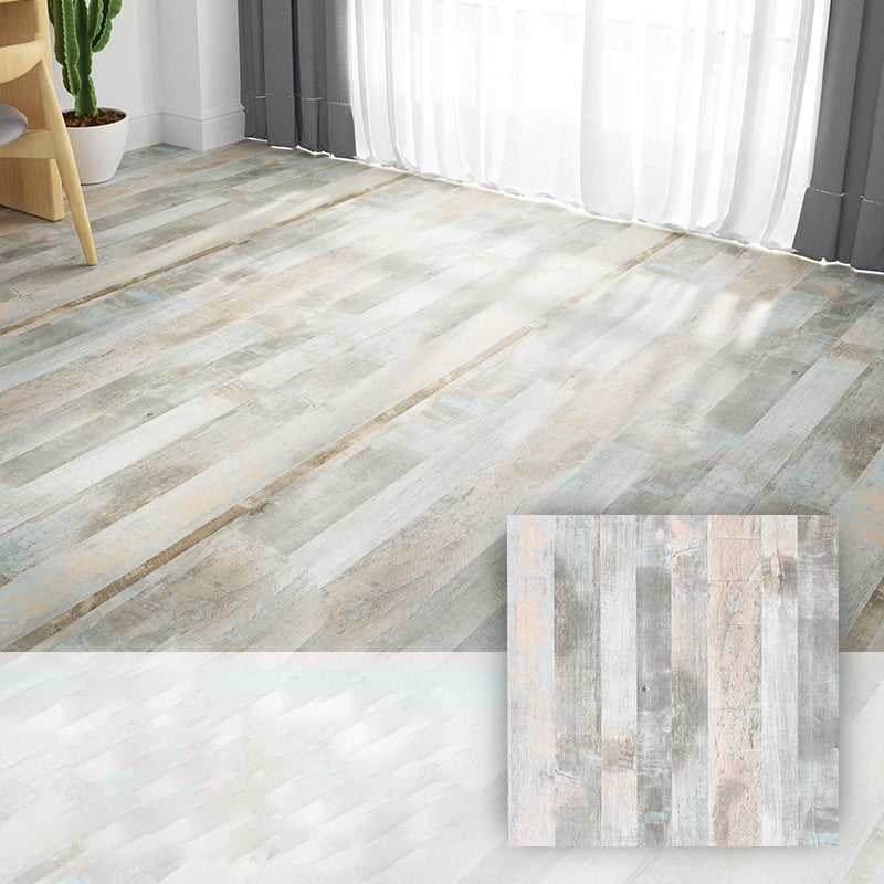 Modern Peel and Stick Tiles PVC Wood Look Stain Resistant Vinyl Plank Gray-Yellow Clearhalo 'Flooring 'Home Improvement' 'home_improvement' 'home_improvement_vinyl_flooring' 'Vinyl Flooring' 'vinyl_flooring' Walls and Ceiling' 7127295