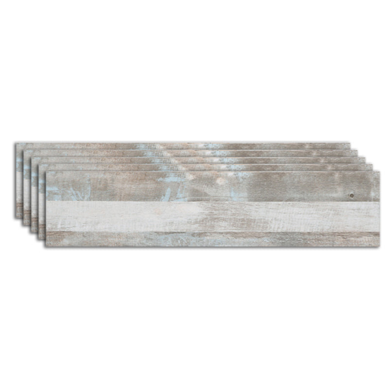 Modern Peel & Stick Mosaic Tile Plastic Wood Look Fade Resistant Vinyl Plank Cream Gray Clearhalo 'Flooring 'Home Improvement' 'home_improvement' 'home_improvement_vinyl_flooring' 'Vinyl Flooring' 'vinyl_flooring' Walls and Ceiling' 7127317