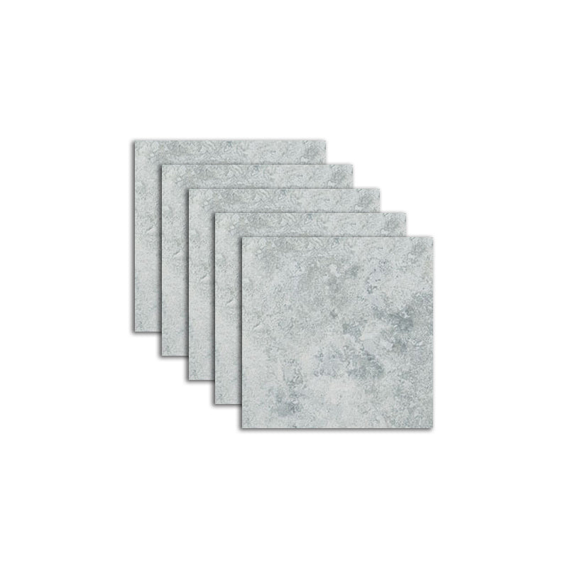 Modern Vinyl Tile PVC Peel and Stick Marble Look Scratch Resistant Flooring Light Gray Clearhalo 'Flooring 'Home Improvement' 'home_improvement' 'home_improvement_vinyl_flooring' 'Vinyl Flooring' 'vinyl_flooring' Walls and Ceiling' 7127335