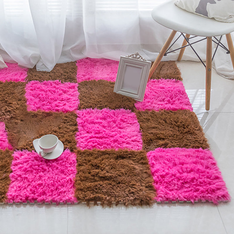 Basic Carpet Tiles Solid Color Shag Square Bedroom Carpet Tiles Clearhalo 'Carpet Tiles & Carpet Squares' 'carpet_tiles_carpet_squares' 'Flooring 'Home Improvement' 'home_improvement' 'home_improvement_carpet_tiles_carpet_squares' Walls and Ceiling' 7127379