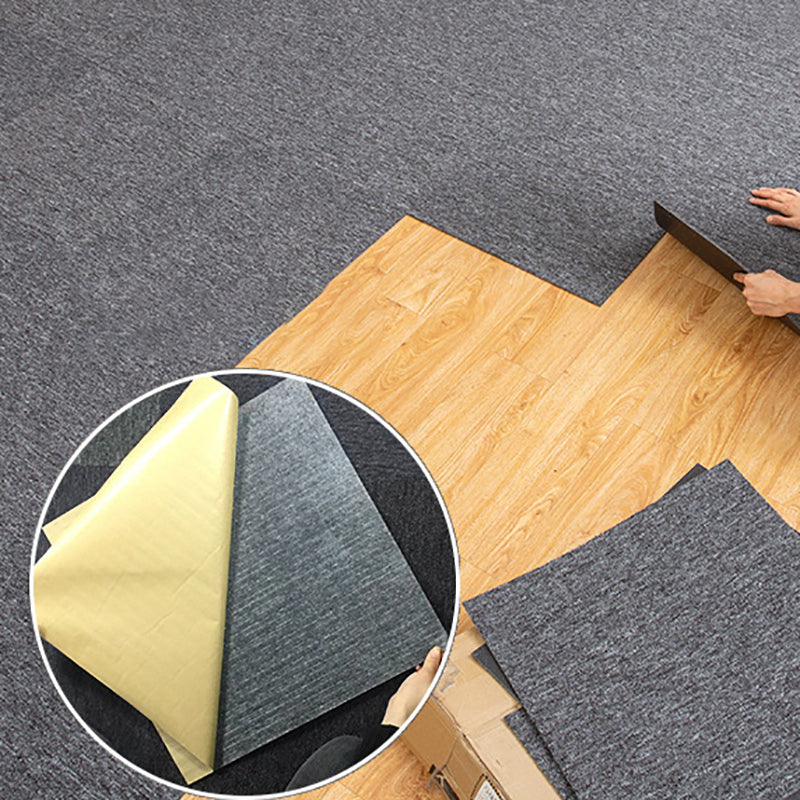 Carpet Tiles 18" X 18" Self-Stick Peel and Stick Level Loop Non-Skid Living Room Clearhalo 'Carpet Tiles & Carpet Squares' 'carpet_tiles_carpet_squares' 'Flooring 'Home Improvement' 'home_improvement' 'home_improvement_carpet_tiles_carpet_squares' Walls and Ceiling' 7127429