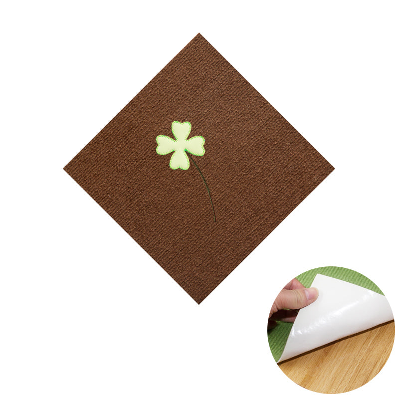 Carpet Tiles 18" X 18" Self-Stick Peel and Stick Level Loop Non-Skid Living Room Coffee Green Clearhalo 'Carpet Tiles & Carpet Squares' 'carpet_tiles_carpet_squares' 'Flooring 'Home Improvement' 'home_improvement' 'home_improvement_carpet_tiles_carpet_squares' Walls and Ceiling' 7127453