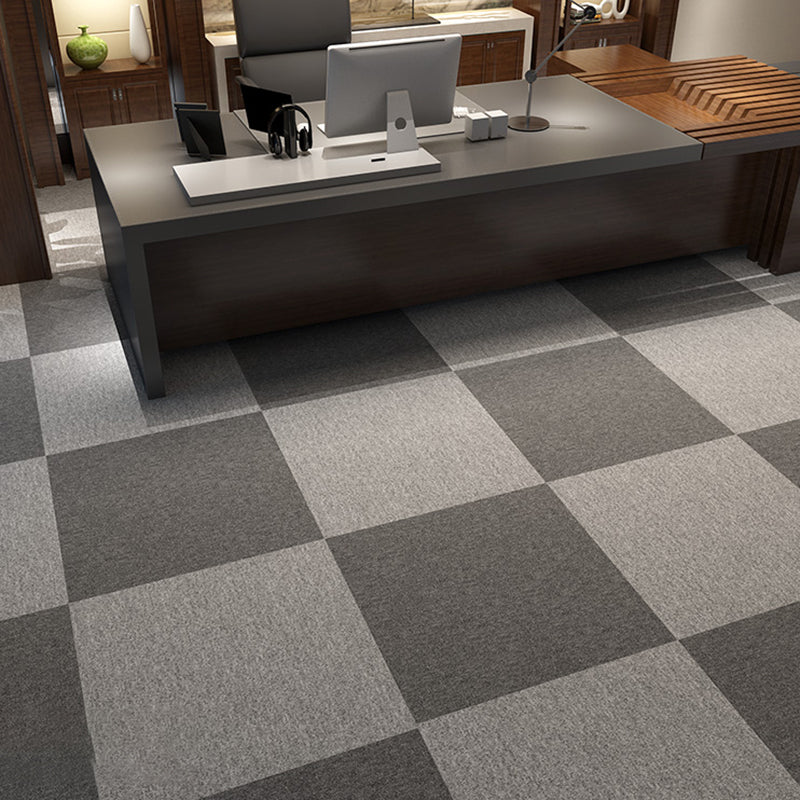 Carpet Tile 20" X 20" Self Peel and Stick Level Loop Fade Resistant Clearhalo 'Carpet Tiles & Carpet Squares' 'carpet_tiles_carpet_squares' 'Flooring 'Home Improvement' 'home_improvement' 'home_improvement_carpet_tiles_carpet_squares' Walls and Ceiling' 7127460