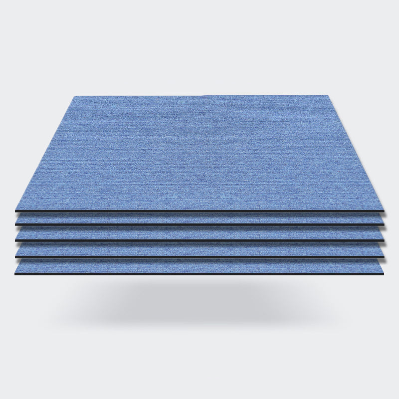 Carpet Tile 20" X 20" Self Peel and Stick Level Loop Fade Resistant Sky Blue Clearhalo 'Carpet Tiles & Carpet Squares' 'carpet_tiles_carpet_squares' 'Flooring 'Home Improvement' 'home_improvement' 'home_improvement_carpet_tiles_carpet_squares' Walls and Ceiling' 7127467