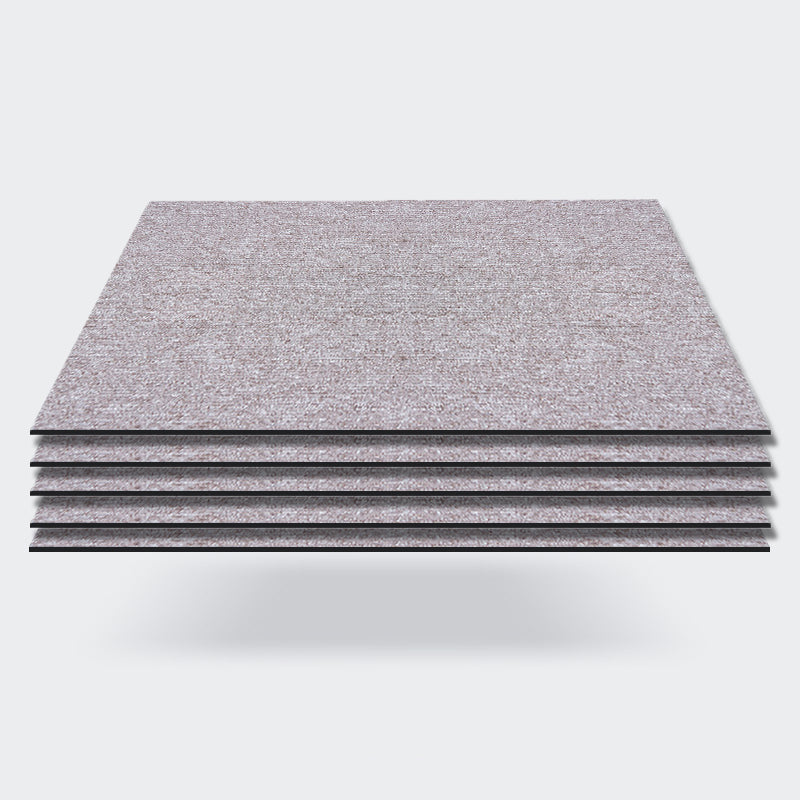 Carpet Tile 20" X 20" Self Peel and Stick Level Loop Fade Resistant Light Brown Clearhalo 'Carpet Tiles & Carpet Squares' 'carpet_tiles_carpet_squares' 'Flooring 'Home Improvement' 'home_improvement' 'home_improvement_carpet_tiles_carpet_squares' Walls and Ceiling' 7127468