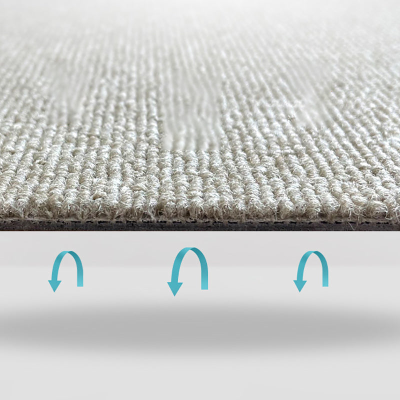 Carpet Tile 20" X 20" Self Peel and Stick Level Loop Fade Resistant Clearhalo 'Carpet Tiles & Carpet Squares' 'carpet_tiles_carpet_squares' 'Flooring 'Home Improvement' 'home_improvement' 'home_improvement_carpet_tiles_carpet_squares' Walls and Ceiling' 7127471