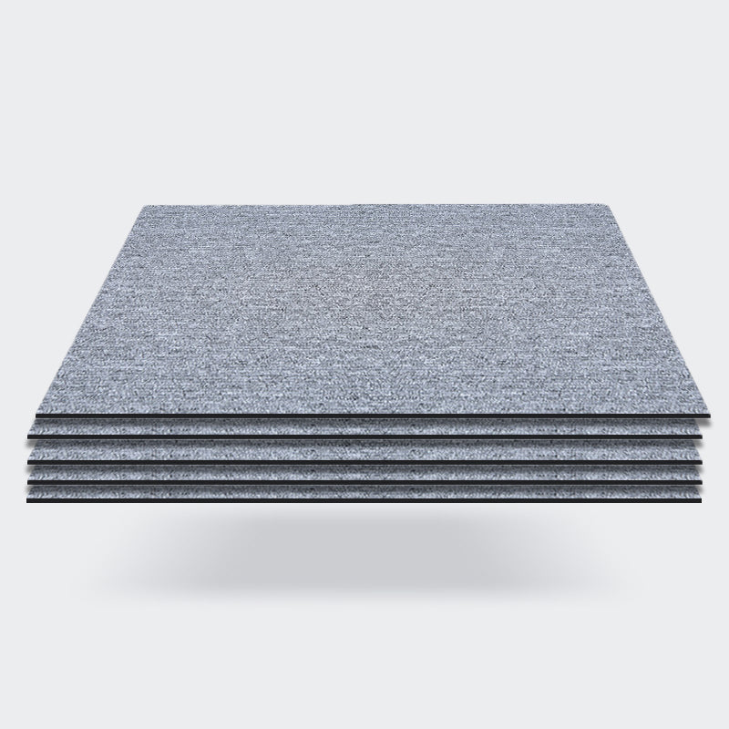 Carpet Tile 20" X 20" Self Peel and Stick Level Loop Fade Resistant Blue Gray Clearhalo 'Carpet Tiles & Carpet Squares' 'carpet_tiles_carpet_squares' 'Flooring 'Home Improvement' 'home_improvement' 'home_improvement_carpet_tiles_carpet_squares' Walls and Ceiling' 7127480
