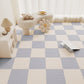 Carpet Tile 12" X 12" Loose Lay Level Loop Non-Skid Living Room Light Gray Beige Clearhalo 'Carpet Tiles & Carpet Squares' 'carpet_tiles_carpet_squares' 'Flooring 'Home Improvement' 'home_improvement' 'home_improvement_carpet_tiles_carpet_squares' Walls and Ceiling' 7127488