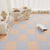 Carpet Tile 12" X 12" Loose Lay Level Loop Non-Skid Living Room Khaki/ Light Gray Clearhalo 'Carpet Tiles & Carpet Squares' 'carpet_tiles_carpet_squares' 'Flooring 'Home Improvement' 'home_improvement' 'home_improvement_carpet_tiles_carpet_squares' Walls and Ceiling' 7127494