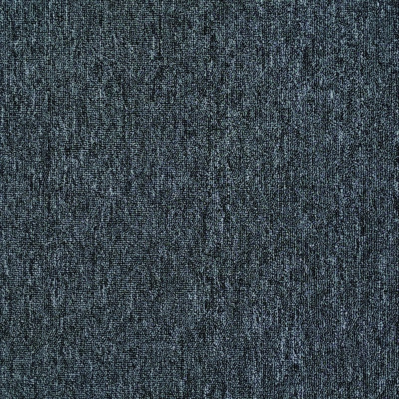 20" X 20" Carpet Floor Tile Glue Down or Adhesive Tabs Non-Skid Living Room Dark Blue Clearhalo 'Carpet Tiles & Carpet Squares' 'carpet_tiles_carpet_squares' 'Flooring 'Home Improvement' 'home_improvement' 'home_improvement_carpet_tiles_carpet_squares' Walls and Ceiling' 7127506