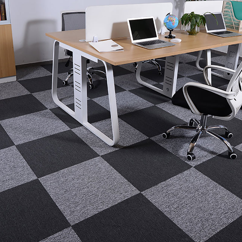 Carpet Tile 20" X 20" Glue Down or Adhesive Tabs Non-Skid Dining Room Clearhalo 'Carpet Tiles & Carpet Squares' 'carpet_tiles_carpet_squares' 'Flooring 'Home Improvement' 'home_improvement' 'home_improvement_carpet_tiles_carpet_squares' Walls and Ceiling' 7127546