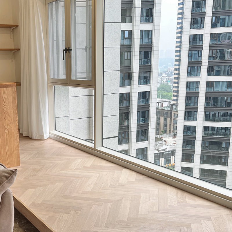 Solid Wood Hardwood Deck Tiles Smooth Click-Locking Plank Flooring Beige Clearhalo 'Flooring 'Hardwood Flooring' 'hardwood_flooring' 'Home Improvement' 'home_improvement' 'home_improvement_hardwood_flooring' Walls and Ceiling' 7127619