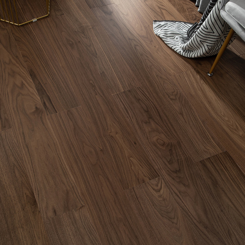 Click-Locking Hardwood Flooring Smooth Solid Hardwood Deck Tiles Clearhalo 'Flooring 'Hardwood Flooring' 'hardwood_flooring' 'Home Improvement' 'home_improvement' 'home_improvement_hardwood_flooring' Walls and Ceiling' 7127653