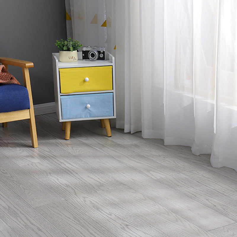 Click-Locking Hardwood Flooring Smooth Solid Hardwood Deck Tiles Grey Clearhalo 'Flooring 'Hardwood Flooring' 'hardwood_flooring' 'Home Improvement' 'home_improvement' 'home_improvement_hardwood_flooring' Walls and Ceiling' 7127658