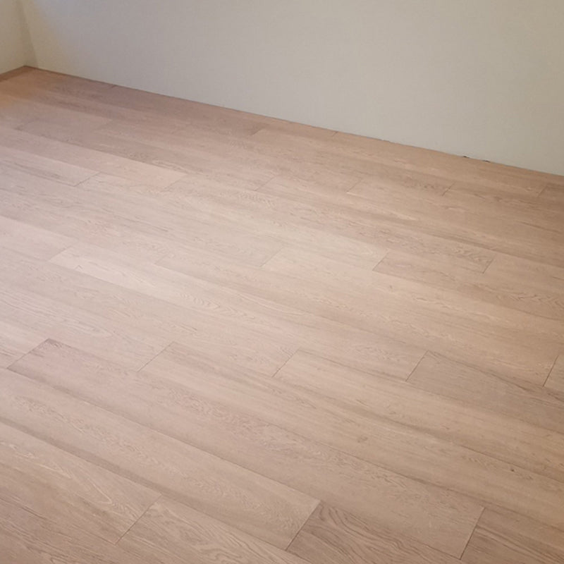 Traditional Oak Wooden Wall Plank Smooth Click Lock Hardwood Deck Tiles White Clearhalo 'Flooring 'Hardwood Flooring' 'hardwood_flooring' 'Home Improvement' 'home_improvement' 'home_improvement_hardwood_flooring' Walls and Ceiling' 7127697