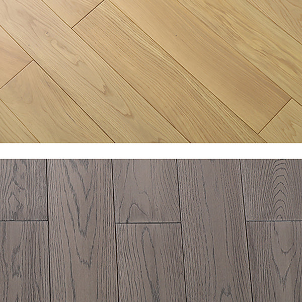 Modern Wood Tile Wire Brushed Water Resistant Click Lock Flooring Planks Clearhalo 'Flooring 'Hardwood Flooring' 'hardwood_flooring' 'Home Improvement' 'home_improvement' 'home_improvement_hardwood_flooring' Walls and Ceiling' 7127758