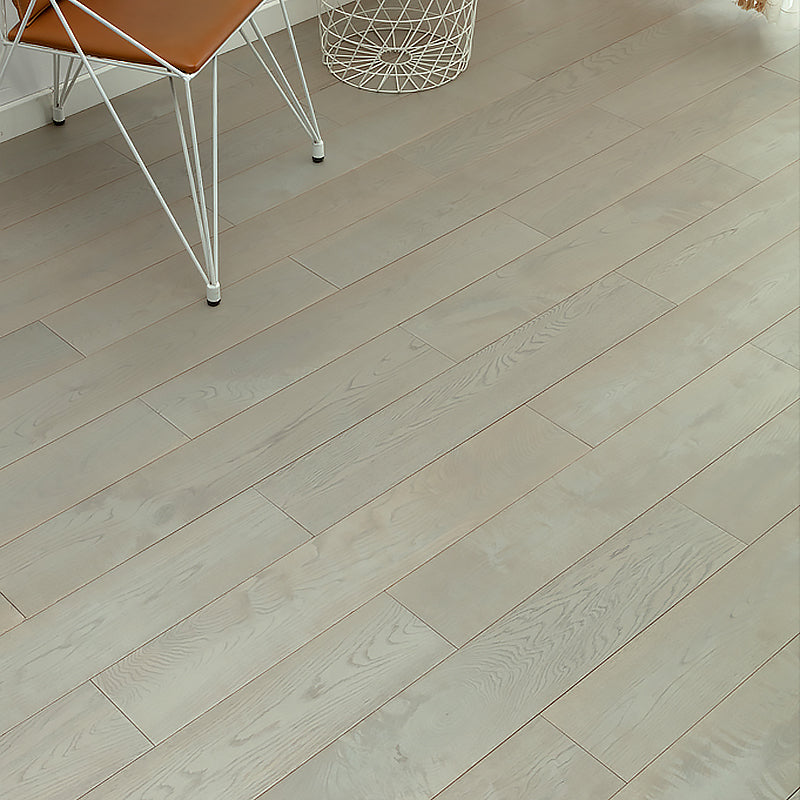 Modern Wood Tile Wire Brushed Water Resistant Click Lock Flooring Planks Off-White Clearhalo 'Flooring 'Hardwood Flooring' 'hardwood_flooring' 'Home Improvement' 'home_improvement' 'home_improvement_hardwood_flooring' Walls and Ceiling' 7127765