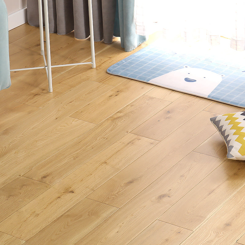 Modern Wood Tile Wire Brushed Water Resistant Click Lock Flooring Planks Natural Gold Clearhalo 'Flooring 'Hardwood Flooring' 'hardwood_flooring' 'Home Improvement' 'home_improvement' 'home_improvement_hardwood_flooring' Walls and Ceiling' 7127773