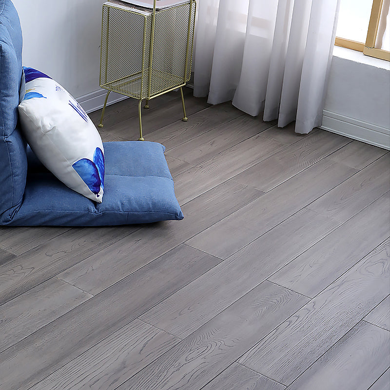 Modern Wood Tile Wire Brushed Water Resistant Click Lock Flooring Planks Wooden Gray Clearhalo 'Flooring 'Hardwood Flooring' 'hardwood_flooring' 'Home Improvement' 'home_improvement' 'home_improvement_hardwood_flooring' Walls and Ceiling' 7127785