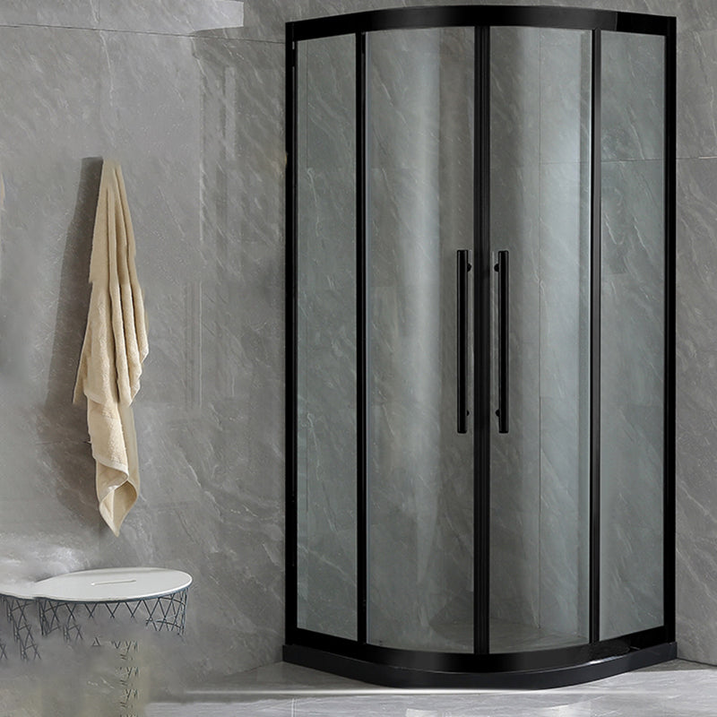 Round Stainless Steel Shower Enclosure Easy Clean Glass Shower Stall Clearhalo 'Bathroom Remodel & Bathroom Fixtures' 'Home Improvement' 'home_improvement' 'home_improvement_shower_stalls_enclosures' 'Shower Stalls & Enclosures' 'shower_stalls_enclosures' 'Showers & Bathtubs' 7128538