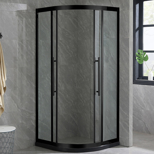 Round Stainless Steel Shower Enclosure Easy Clean Glass Shower Stall Clearhalo 'Bathroom Remodel & Bathroom Fixtures' 'Home Improvement' 'home_improvement' 'home_improvement_shower_stalls_enclosures' 'Shower Stalls & Enclosures' 'shower_stalls_enclosures' 'Showers & Bathtubs' 7128543