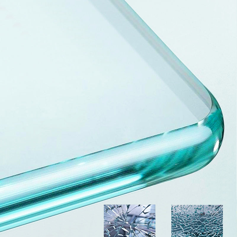 Striped Tempered Glass Shower Stall Framed Shower Stall with Rain Shower Clearhalo 'Bathroom Remodel & Bathroom Fixtures' 'Home Improvement' 'home_improvement' 'home_improvement_shower_stalls_enclosures' 'Shower Stalls & Enclosures' 'shower_stalls_enclosures' 'Showers & Bathtubs' 7128582