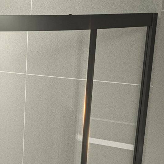 Framed Double Sliding Shower Enclosure Round Shower Enclosure Clearhalo 'Bathroom Remodel & Bathroom Fixtures' 'Home Improvement' 'home_improvement' 'home_improvement_shower_stalls_enclosures' 'Shower Stalls & Enclosures' 'shower_stalls_enclosures' 'Showers & Bathtubs' 7128706