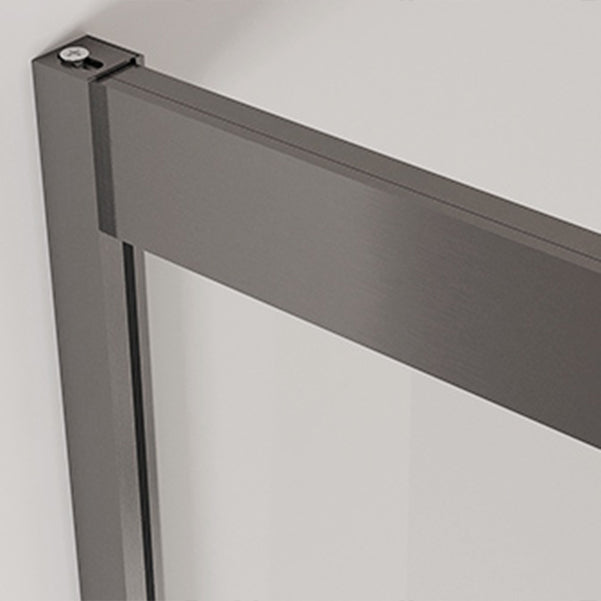 Framed Double Sliding Shower Stall Tempered Glass Shower Stall Clearhalo 'Bathroom Remodel & Bathroom Fixtures' 'Home Improvement' 'home_improvement' 'home_improvement_shower_stalls_enclosures' 'Shower Stalls & Enclosures' 'shower_stalls_enclosures' 'Showers & Bathtubs' 7128962