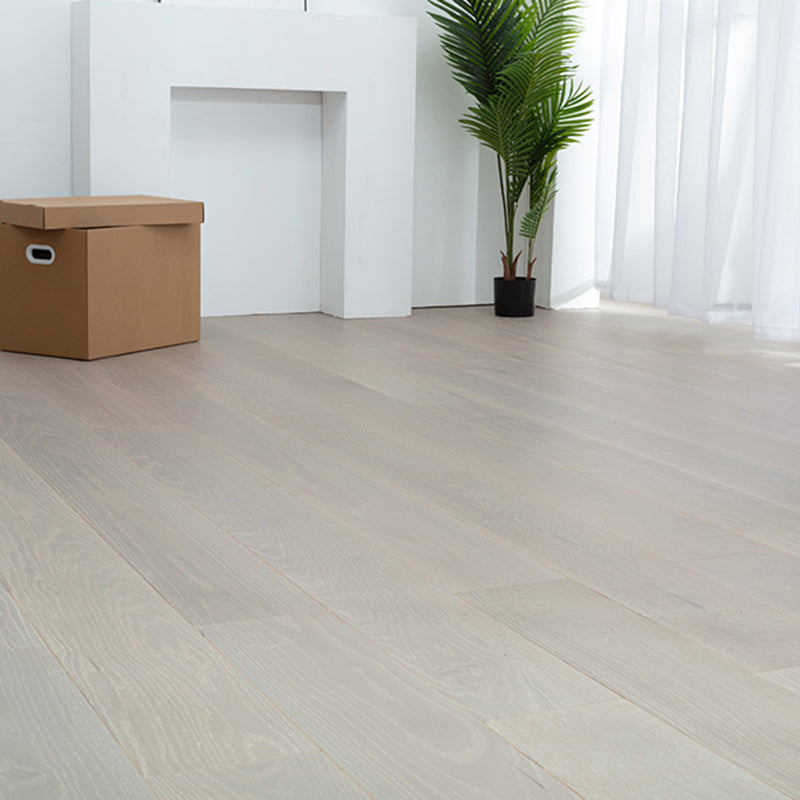 Click-Locking Hardwood Flooring Engineered Wood Flooring Tiles White Gray Clearhalo 'Flooring 'Hardwood Flooring' 'hardwood_flooring' 'Home Improvement' 'home_improvement' 'home_improvement_hardwood_flooring' Walls and Ceiling' 7129098