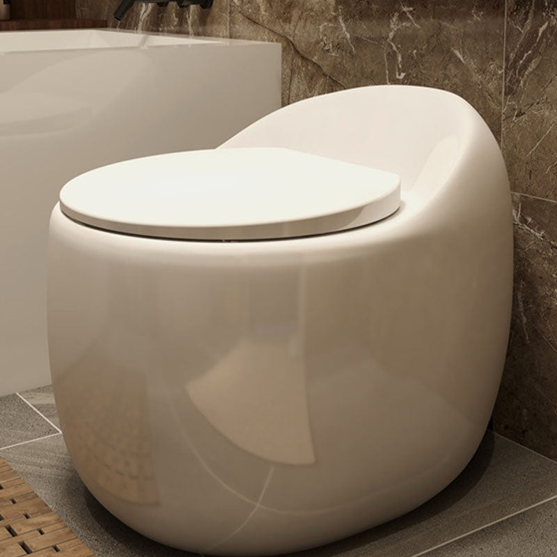 One Piece Toilet Modern Flush Toilet Floor Mounted Siphon Jet Urine Toilet Clearhalo 'Bathroom Remodel & Bathroom Fixtures' 'Home Improvement' 'home_improvement' 'home_improvement_toilets' 'Toilets & Bidets' 'Toilets' 7130539