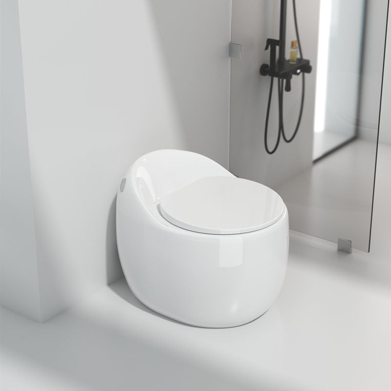 One Piece Toilet Modern Flush Toilet Floor Mounted Siphon Jet Urine Toilet 22"L x 28"W x 22"H White 16" Clearhalo 'Bathroom Remodel & Bathroom Fixtures' 'Home Improvement' 'home_improvement' 'home_improvement_toilets' 'Toilets & Bidets' 'Toilets' 7130546