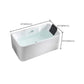 Modern Soaking Bathtub Antique Finish Rectangular Back to Wall Bath Tub Clearhalo 'Bathroom Remodel & Bathroom Fixtures' 'Bathtubs' 'Home Improvement' 'home_improvement' 'home_improvement_bathtubs' 'Showers & Bathtubs' 7132695