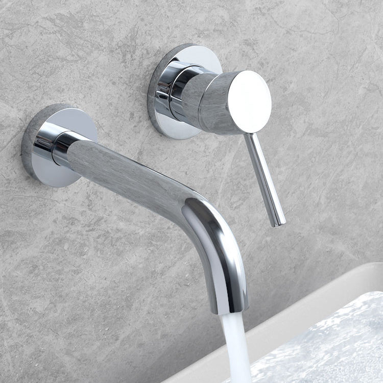 Wall Mounted Bronze Tub Filler Double Handles Bathtub Spout Tub Faucet Trim Clearhalo 'Bathroom Remodel & Bathroom Fixtures' 'Bathroom Sink Faucets' 'Bathroom Sinks & Faucet Components' 'bathroom_sink_faucets' 'Home Improvement' 'home_improvement' 'home_improvement_bathroom_sink_faucets' 7132771