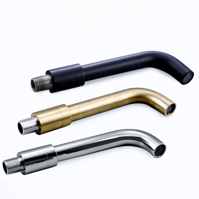 Wall Mounted Bronze Tub Filler Double Handles Bathtub Spout Tub Faucet Trim Clearhalo 'Bathroom Remodel & Bathroom Fixtures' 'Bathroom Sink Faucets' 'Bathroom Sinks & Faucet Components' 'bathroom_sink_faucets' 'Home Improvement' 'home_improvement' 'home_improvement_bathroom_sink_faucets' 7132785