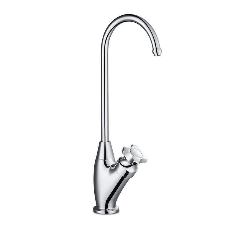 Gooseneck Kitchen Sink Faucet Swivel Spout Drinking Water Dispenser Clearhalo 'Home Improvement' 'home_improvement' 'home_improvement_kitchen_faucets' 'Kitchen Faucets' 'Kitchen Remodel & Kitchen Fixtures' 'Kitchen Sinks & Faucet Components' 'kitchen_faucets' 7132968