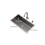 Kitchen Sink Noise-cancelling Design Modern Style Drop-In Kitchen Sink Clearhalo 'Home Improvement' 'home_improvement' 'home_improvement_kitchen_sinks' 'Kitchen Remodel & Kitchen Fixtures' 'Kitchen Sinks & Faucet Components' 'Kitchen Sinks' 'kitchen_sinks' 7133574