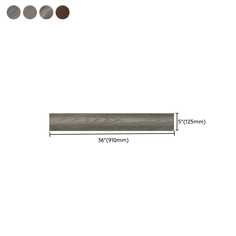 Modern Solid Hardwood Flooring Cherry Wood Side Trim Piece for Patio Clearhalo 'Flooring 'Hardwood Flooring' 'hardwood_flooring' 'Home Improvement' 'home_improvement' 'home_improvement_hardwood_flooring' Walls and Ceiling' 7134018