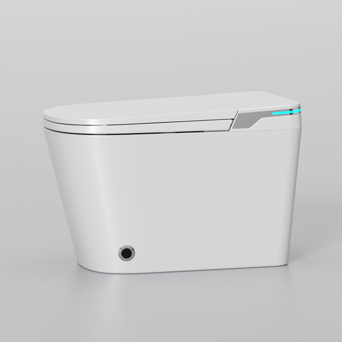 Modern Toilet Bowl One Piece Toilet Floor Mounted Porcelain Toilet 14" Clearhalo 'Bathroom Remodel & Bathroom Fixtures' 'Home Improvement' 'home_improvement' 'home_improvement_toilets' 'Toilets & Bidets' 'Toilets' 7139557