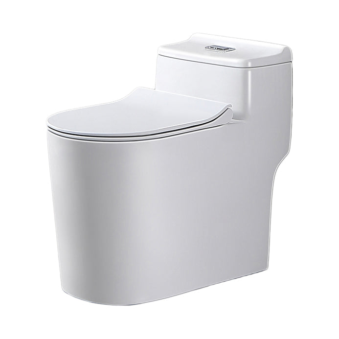 Modern Toilet Bowl One Piece Toilet Floor Mounted Siphon Jet Toilet Clearhalo 'Bathroom Remodel & Bathroom Fixtures' 'Home Improvement' 'home_improvement' 'home_improvement_toilets' 'Toilets & Bidets' 'Toilets' 7139574