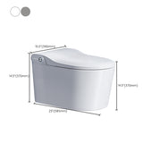 Modern Wall Mount Flush Toilet Siphon Jet All In One Toilet Bowl Clearhalo 'Bathroom Remodel & Bathroom Fixtures' 'Home Improvement' 'home_improvement' 'home_improvement_toilets' 'Toilets & Bidets' 'Toilets' 7139596