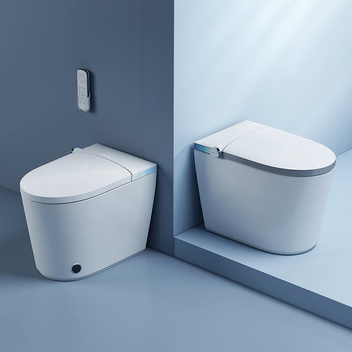 Modern Toilet Bowl One Piece Toilet Floor Mounted ABS Toilet Clearhalo 'Bathroom Remodel & Bathroom Fixtures' 'Home Improvement' 'home_improvement' 'home_improvement_toilets' 'Toilets & Bidets' 'Toilets' 7139600