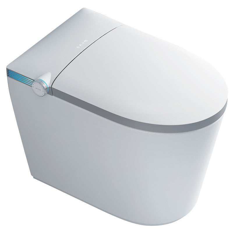 Modern Toilet Bowl One Piece Toilet Floor Mounted ABS Toilet Clearhalo 'Bathroom Remodel & Bathroom Fixtures' 'Home Improvement' 'home_improvement' 'home_improvement_toilets' 'Toilets & Bidets' 'Toilets' 7139603