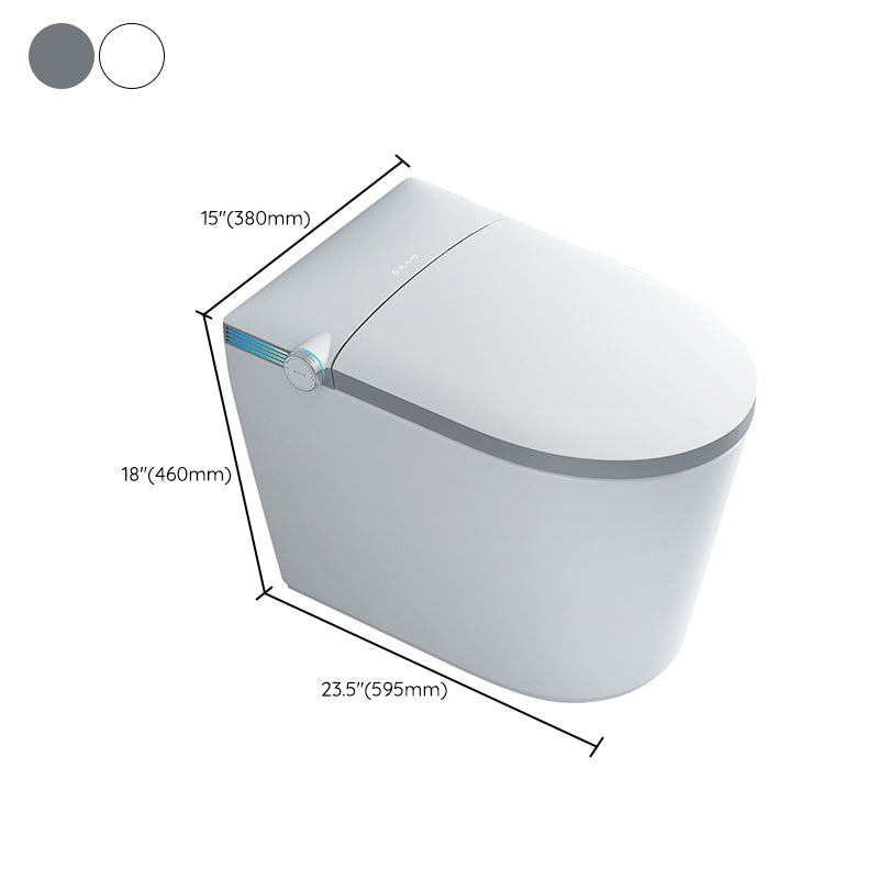 Modern Toilet Bowl One Piece Toilet Floor Mounted ABS Toilet Clearhalo 'Bathroom Remodel & Bathroom Fixtures' 'Home Improvement' 'home_improvement' 'home_improvement_toilets' 'Toilets & Bidets' 'Toilets' 7139614