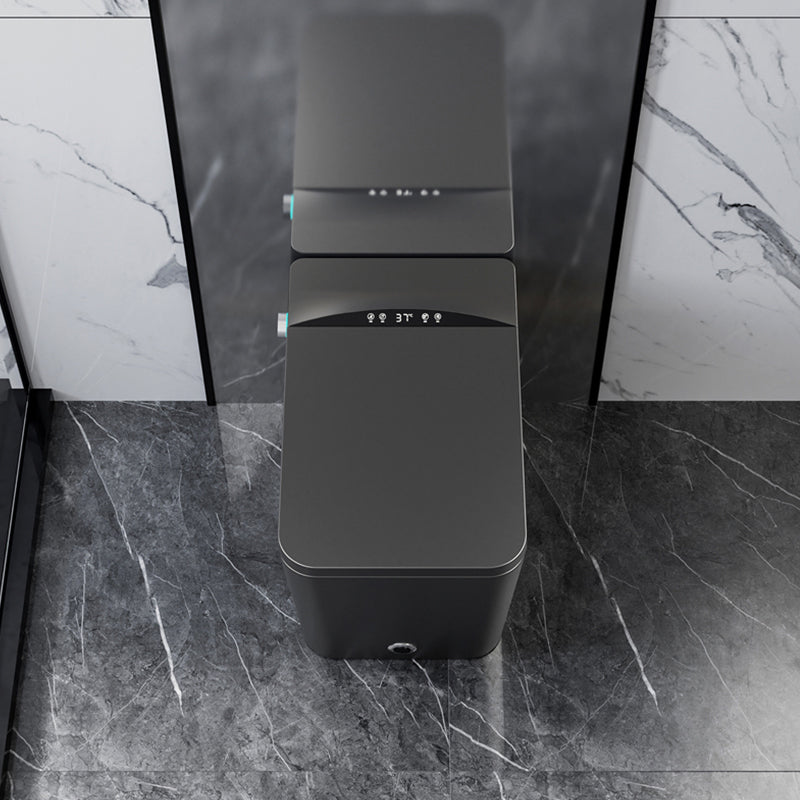 Modern Floor Mount Flush Toilet Heated Seat Included Toilet Bowl for Washroom Clearhalo 'Bathroom Remodel & Bathroom Fixtures' 'Home Improvement' 'home_improvement' 'home_improvement_toilets' 'Toilets & Bidets' 'Toilets' 7139627