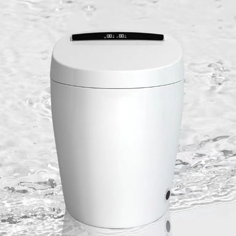 Modern Floor Mounted Flush Toilet White Siphon Jet Toilet Bowl with Seat for Washroom Clearhalo 'Bathroom Remodel & Bathroom Fixtures' 'Home Improvement' 'home_improvement' 'home_improvement_toilets' 'Toilets & Bidets' 'Toilets' 7139644