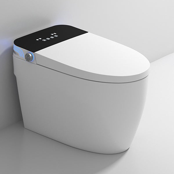 Modern ABS Toilet Bowl One Piece Toilet Floor Mounted Flush Toilet 16" Clearhalo 'Bathroom Remodel & Bathroom Fixtures' 'Home Improvement' 'home_improvement' 'home_improvement_toilets' 'Toilets & Bidets' 'Toilets' 7139656